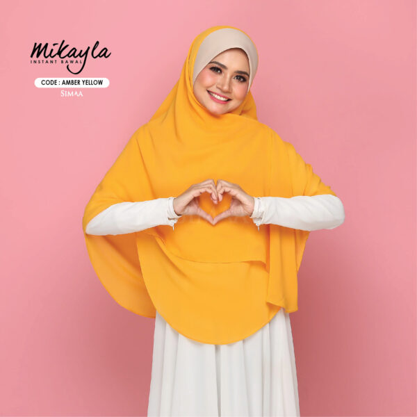 Mikayla 56" - Amber Yellow